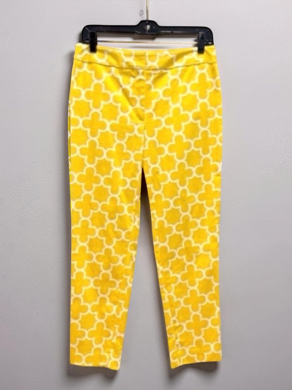 Elliott Lauren Vintage Patterned Women's Jacket & Pants Set. Yellow. Size 6 - Picture 5 of 11